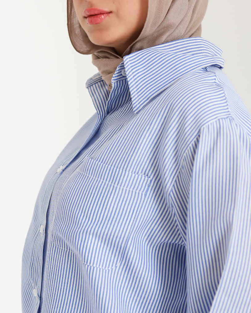 Blue Stripe Chemise