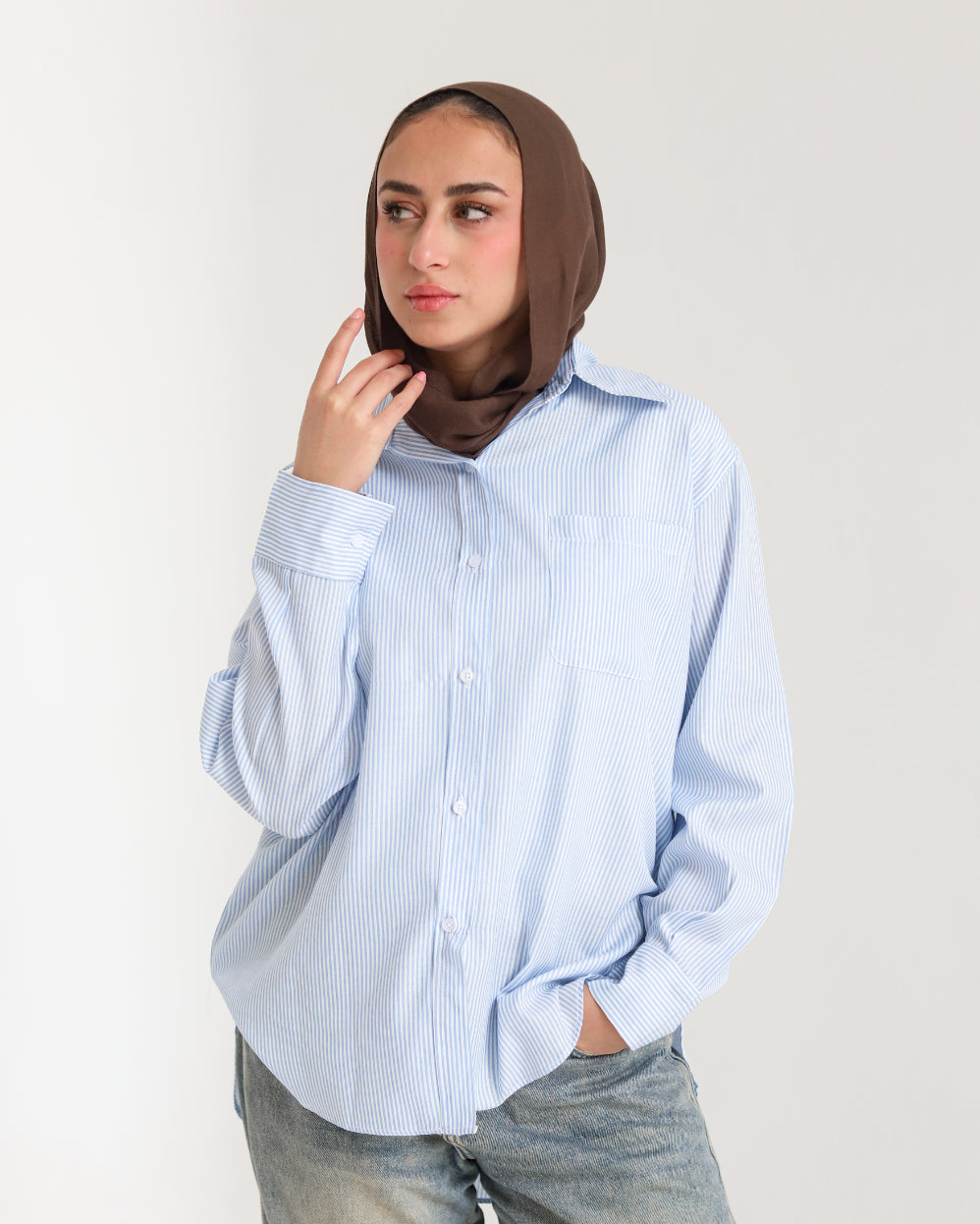 Blue Stripe Chemise