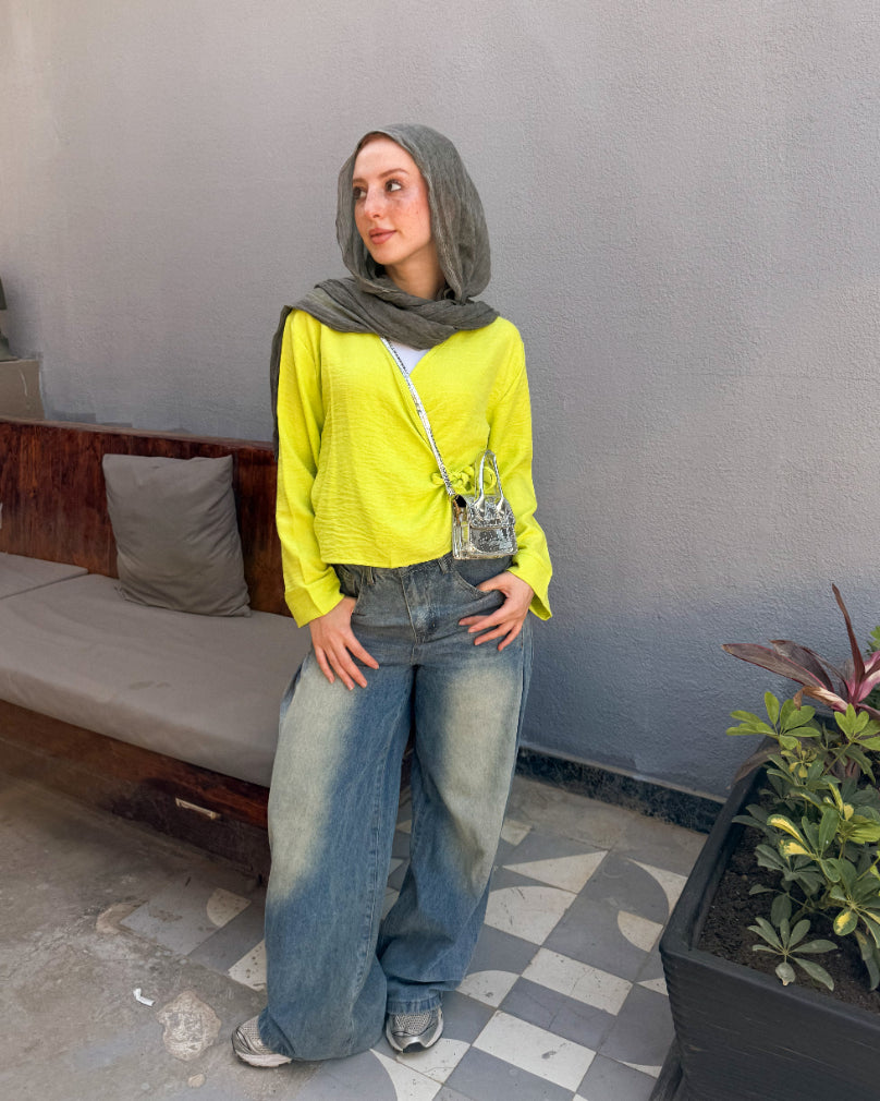 Sunny Wrap Blouse