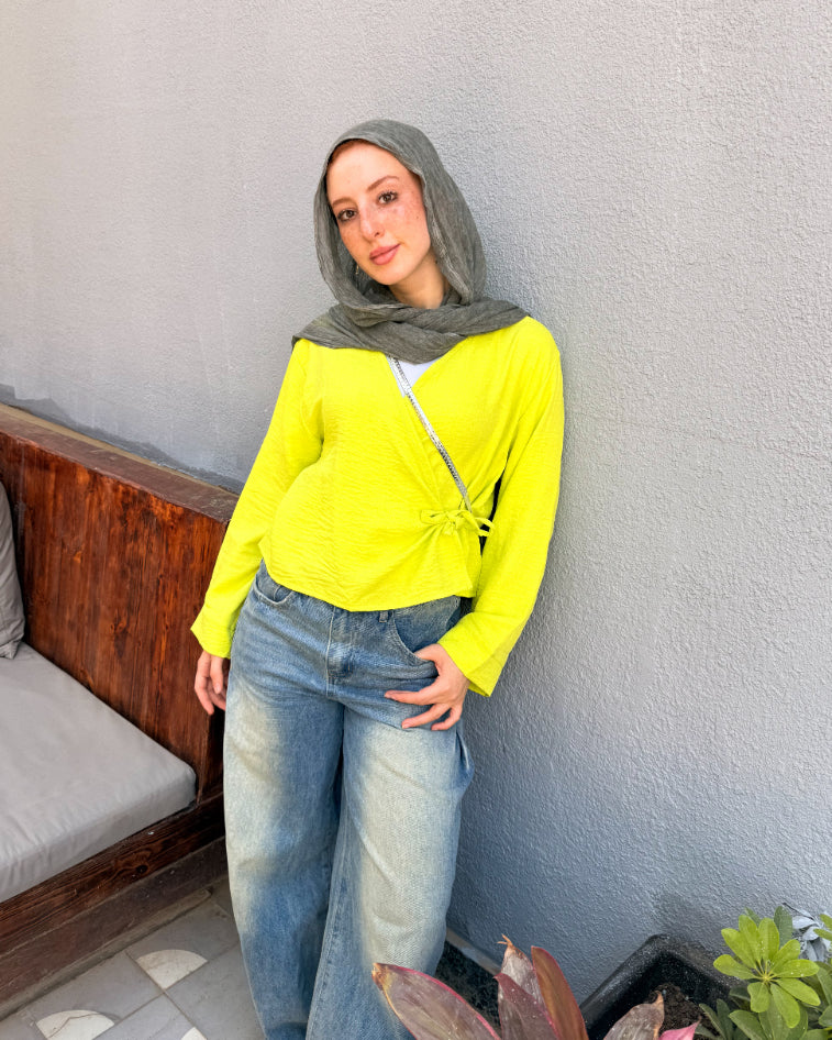Sunny Wrap Blouse