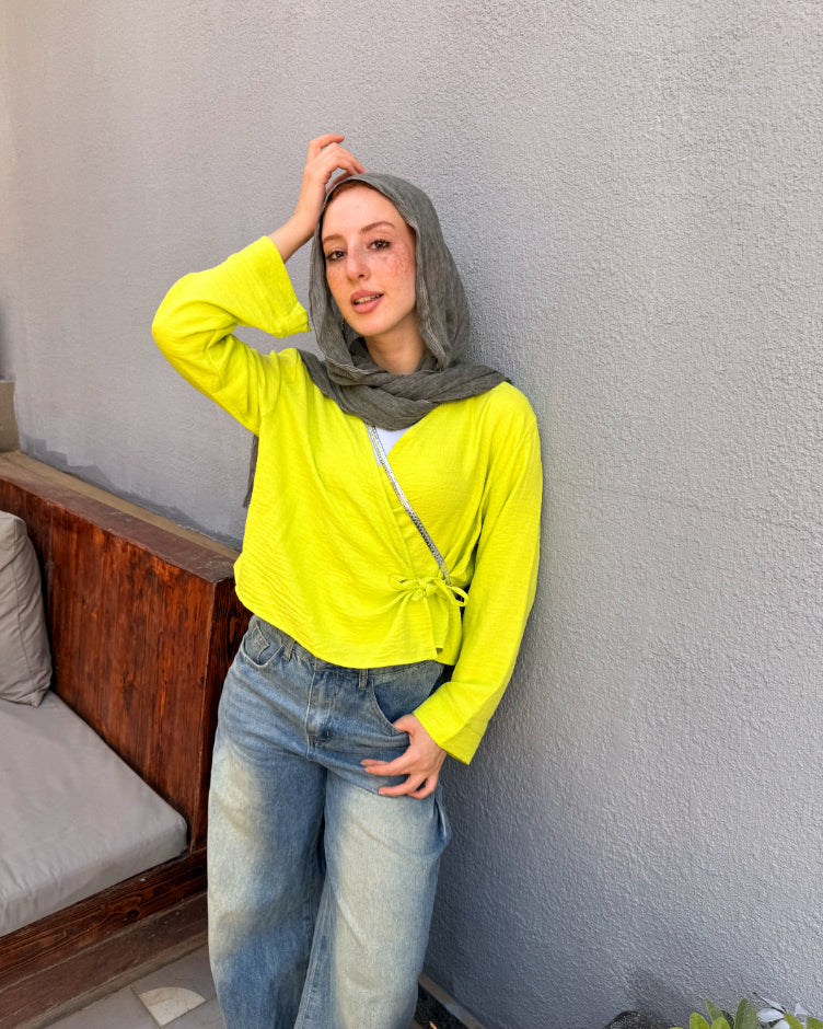 Sunny Wrap Blouse