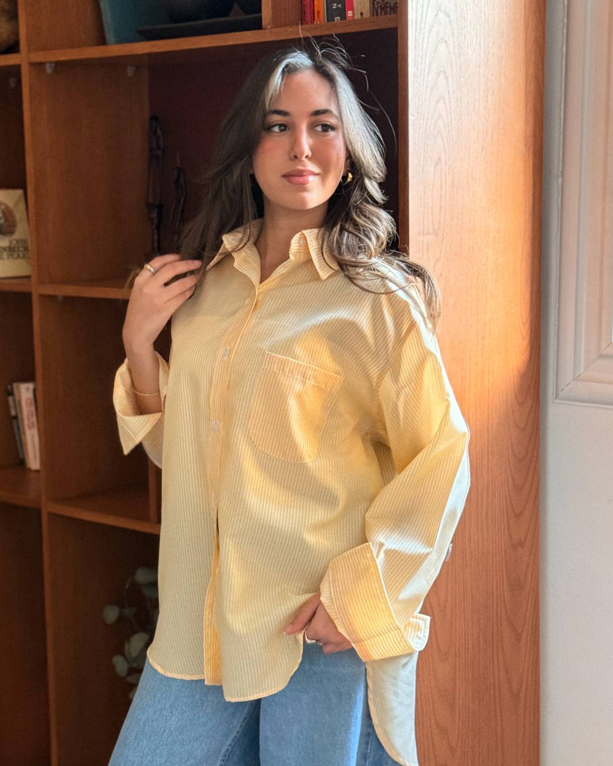 Yellow Stripe Chemise