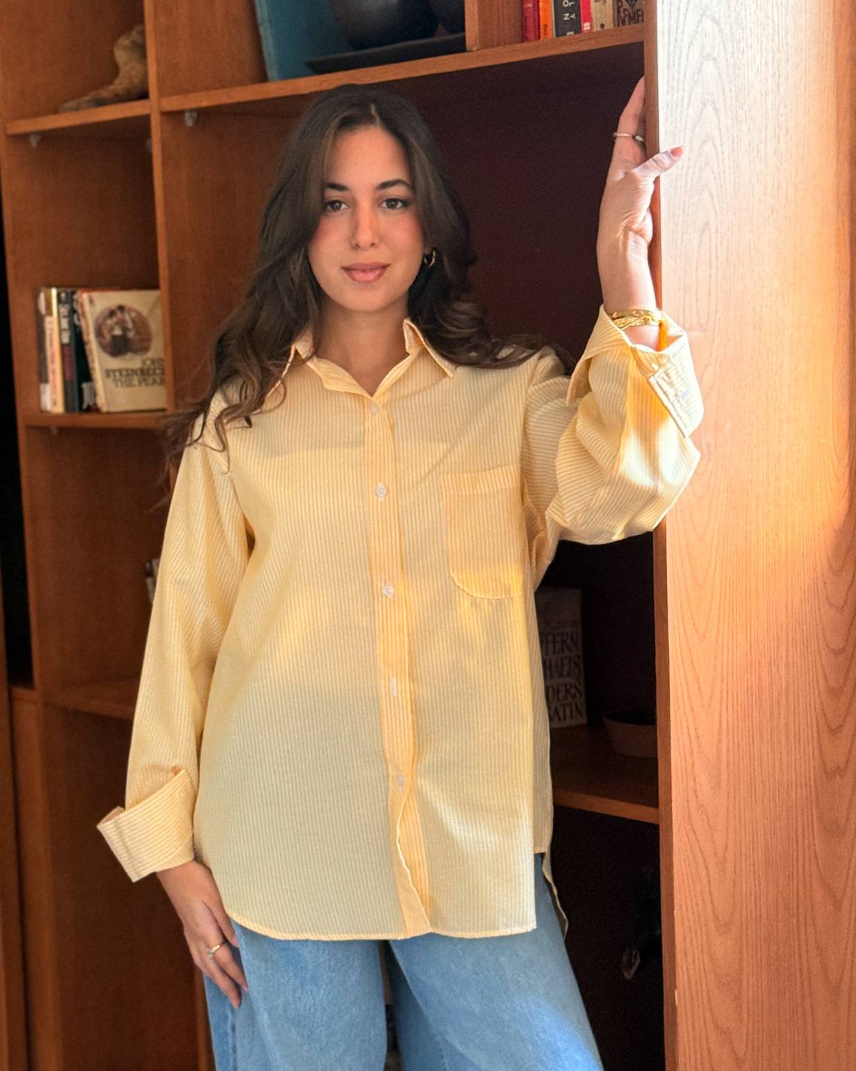 Yellow Stripe Chemise