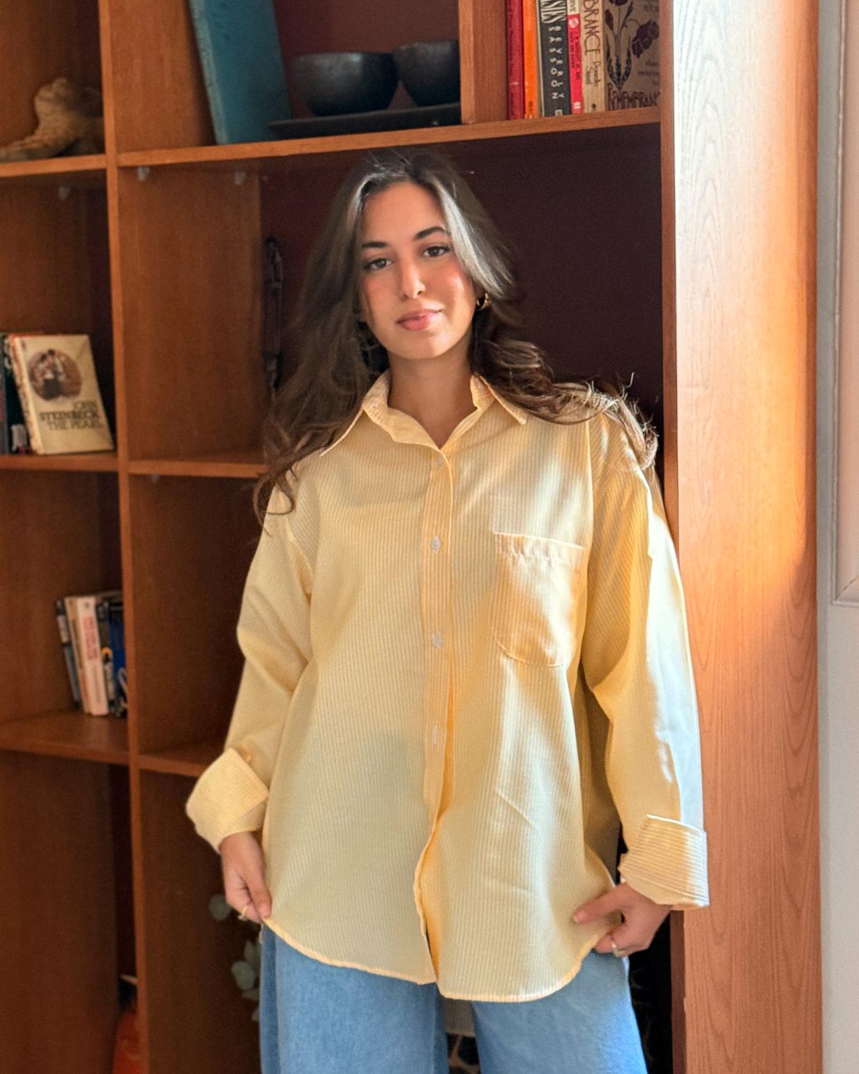 Yellow Stripe Chemise